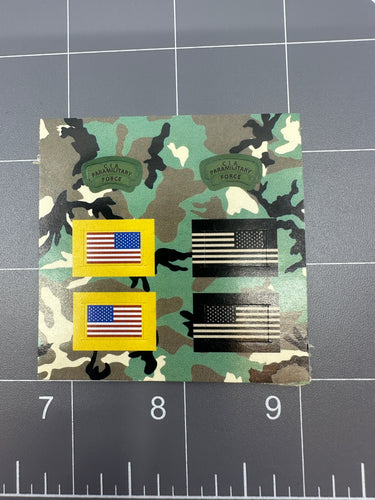 BAM 1/6 Scale CIA Paramilitary Force Sticker Patches