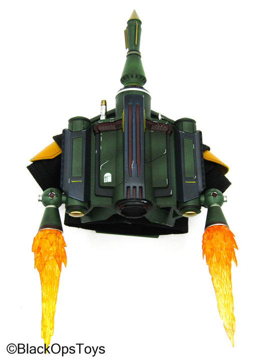 BOBF Boba Fett - Green Body Armor w/Z-6 Jetpack & FX