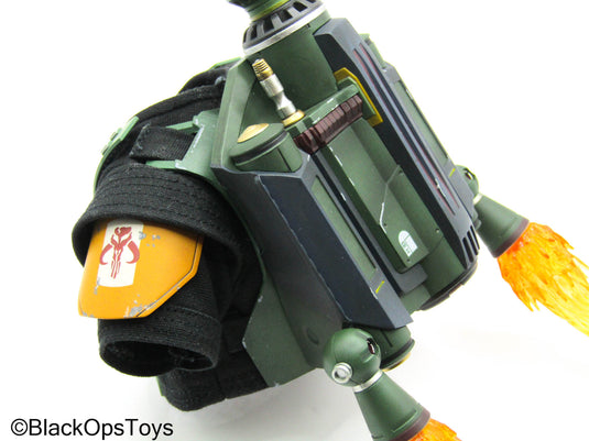 BOBF Boba Fett - Green Body Armor w/Z-6 Jetpack & FX