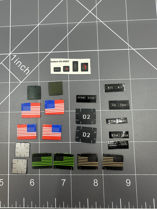 BAM 1/6 Scale US Army Patches Type 3
