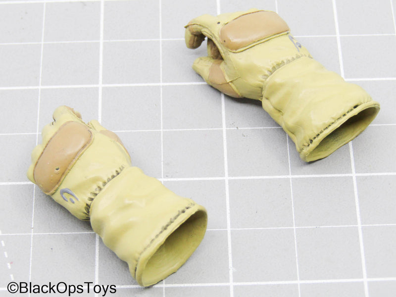 Load image into Gallery viewer, Tan Gloved Hands

