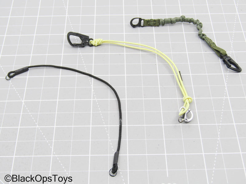 Load image into Gallery viewer, Yellow Bungee w/Carabiner, Black Bungee, &amp; Retention Lanyard
