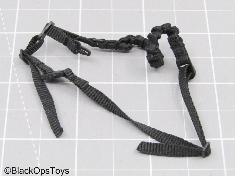 Load image into Gallery viewer, Black Single Point Sling w/Retention Lanyard
