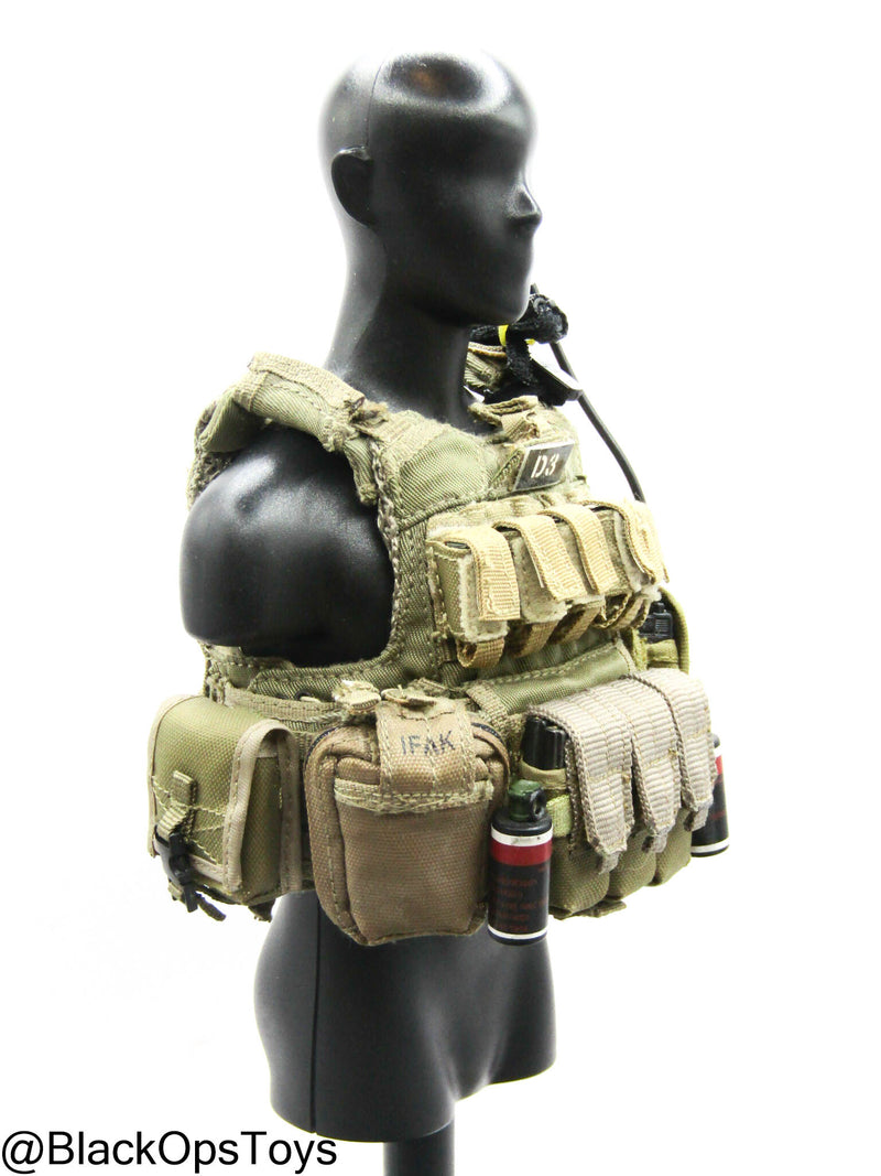 Load image into Gallery viewer, Pro Built Custom FDE Tan MOLLE Plate Carrier w/Gear Set

