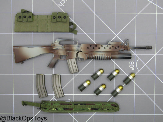 Bravo Two Zero - SAS Patrol Leader - Weathered C7 Rifle w/Grenade Launcher & Bandoleer