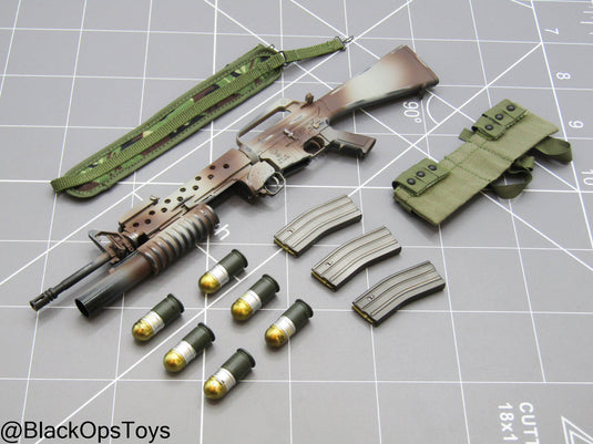 Bravo Two Zero - SAS Patrol Leader - Weathered C7 Rifle w/Grenade Launcher & Bandoleer