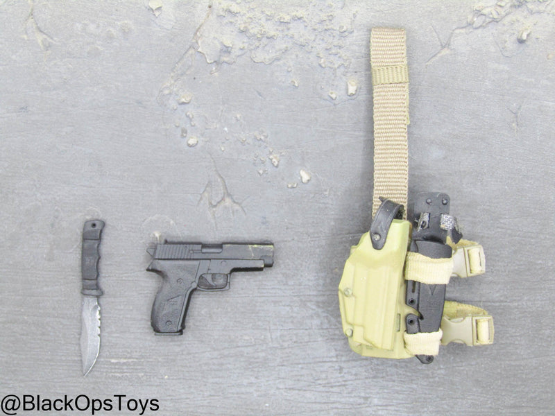 Load image into Gallery viewer, P226 Pistol w/Holster &amp; Combat Knife
