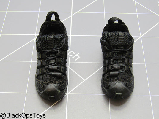 C.B.R.N. Assault Team - Black Combat Shoes (Peg Type)