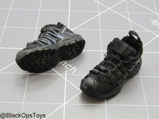 C.B.R.N. Assault Team - Black Combat Shoes (Peg Type)