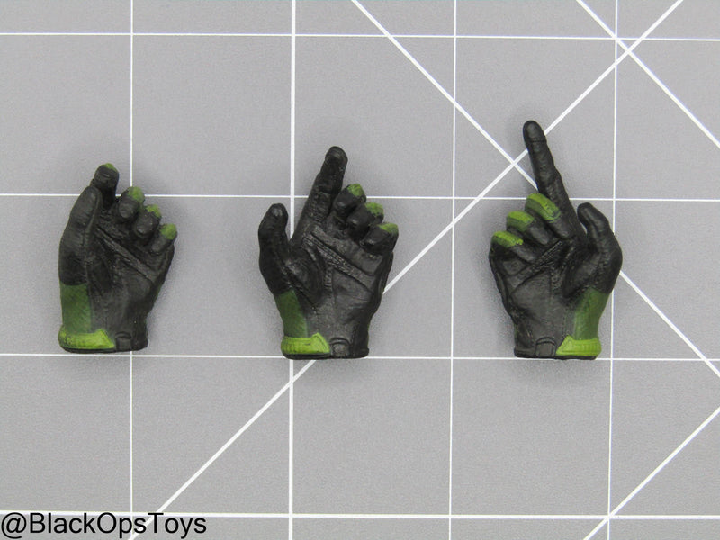 Load image into Gallery viewer, C.B.R.N. Assault Team - OD Green &amp; Black Gloved Hand Set (x3)
