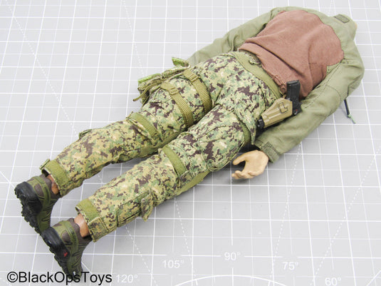 Male Full Dressed AOR2 Camo Body w/Black Pistol & Holster