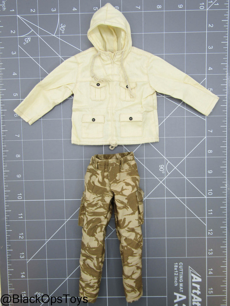 Load image into Gallery viewer, Bravo Two Zero - SAS Gunner - Tan Combat Jacket &amp; Desert DPM Pants Set
