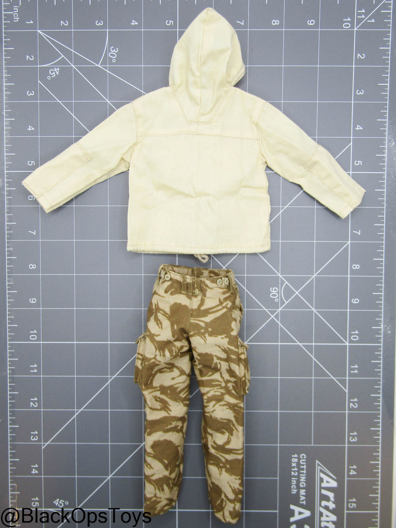 Load image into Gallery viewer, Bravo Two Zero - SAS Gunner - Tan Combat Jacket &amp; Desert DPM Pants Set
