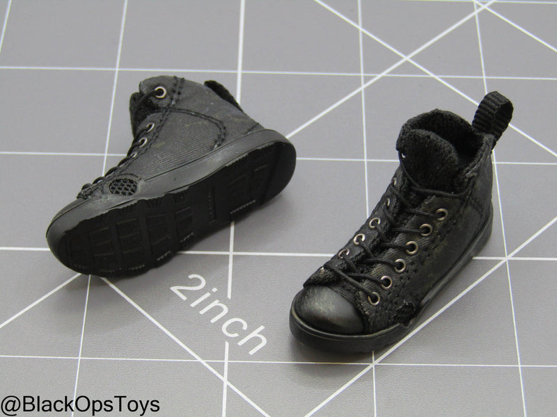 Load image into Gallery viewer, ZERT - Deathridge Remastered - Multicam Black Hi-Top Shoes (Peg Type)
