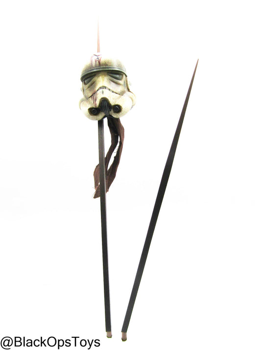 Star Wars - Bloody Stormtrooper Helmet w/Pikes
