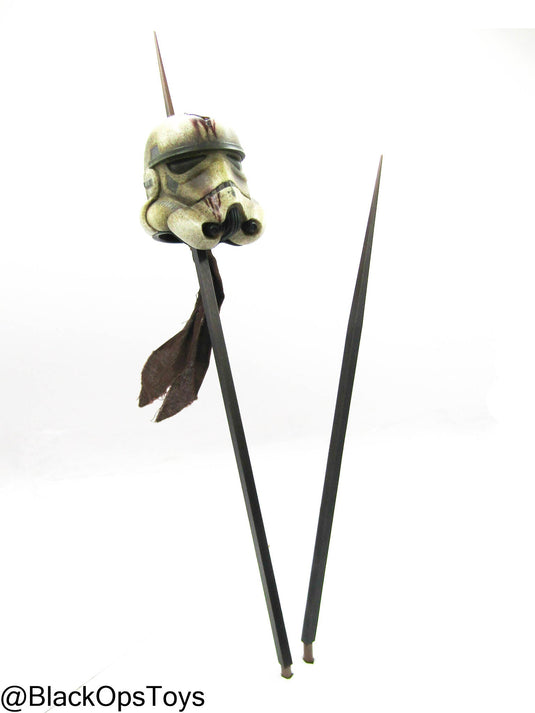 Star Wars - Bloody Stormtrooper Helmet w/Pikes