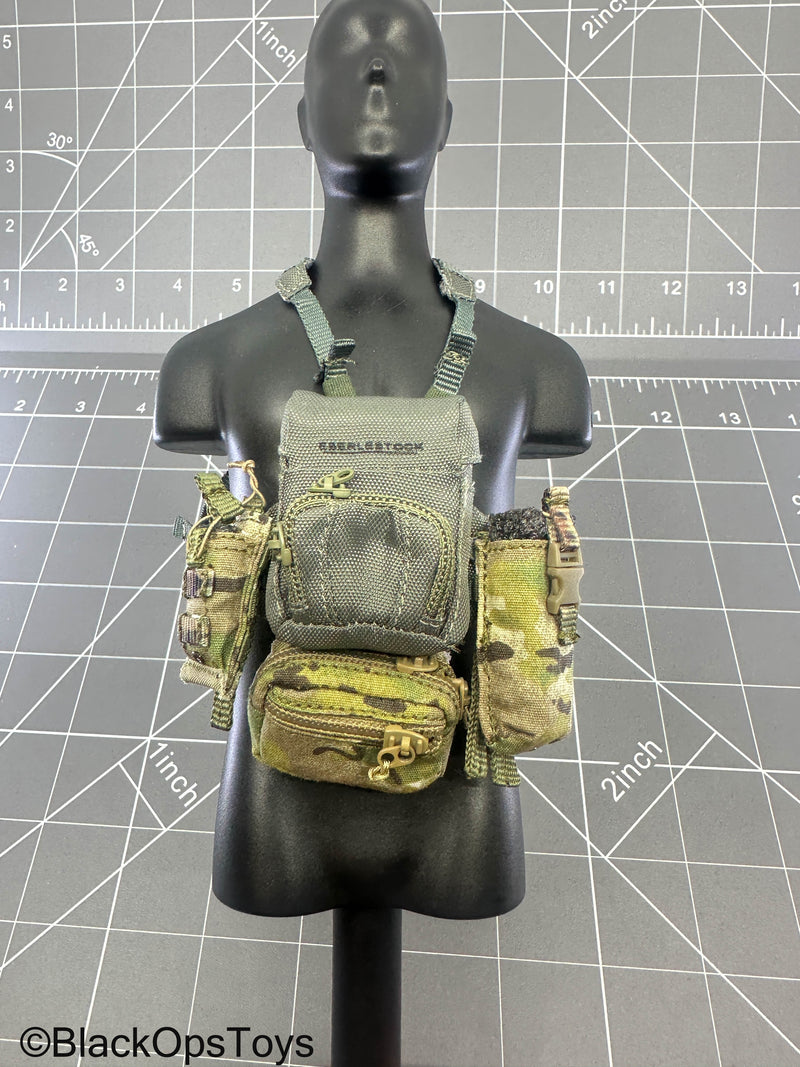 Load image into Gallery viewer, SMU - Coalition Forces - Modular Bino Chest Rig Set
