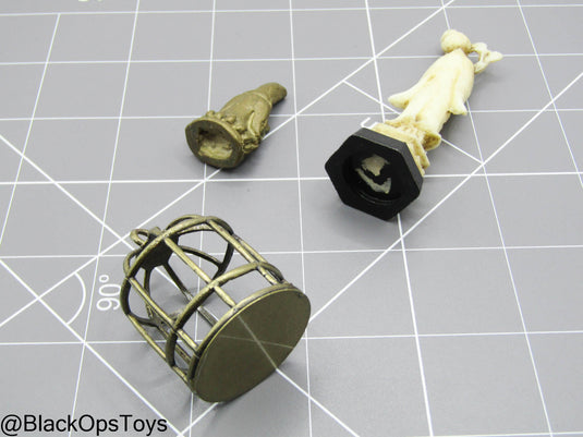 Indiana Jones - Metal Bird Cage w/Angel Stand & Artifact