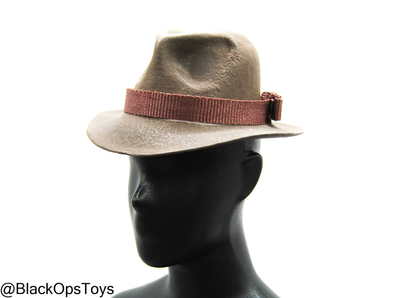 Load image into Gallery viewer, Indiana Jones - Brown Fedora Hat (Hot Toys)
