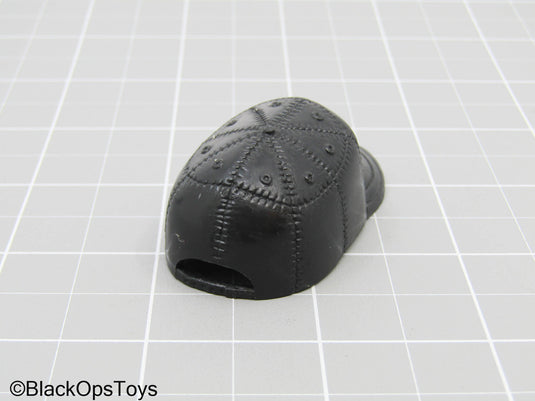 Black Plastic Skull Baseball Cap