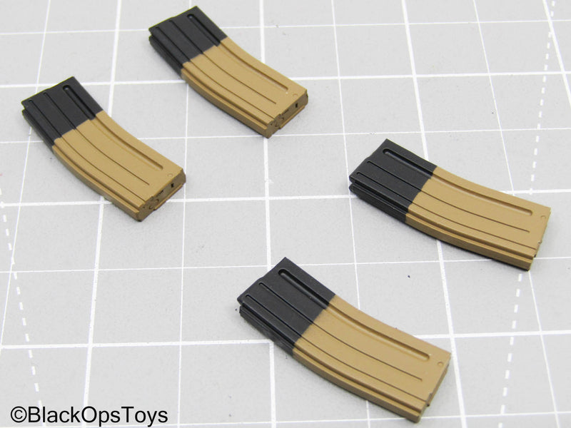 Load image into Gallery viewer, 5.56 Black &amp; Tan Mag Lot (x4)
