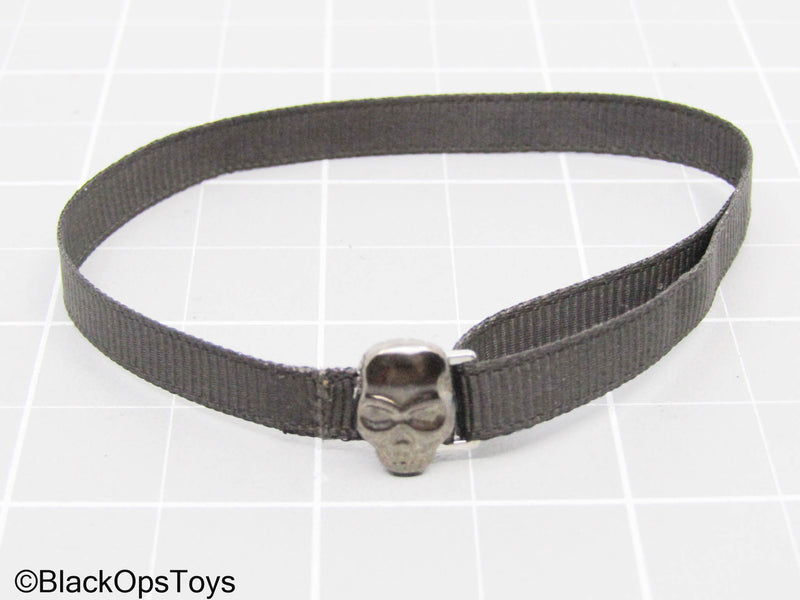 Load image into Gallery viewer, Black Belt w/Metal Skull Buckle
