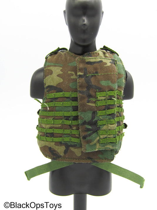 1st Marine Expeditionary Force - Woodland Camo MOLLE Vest w/Pouch