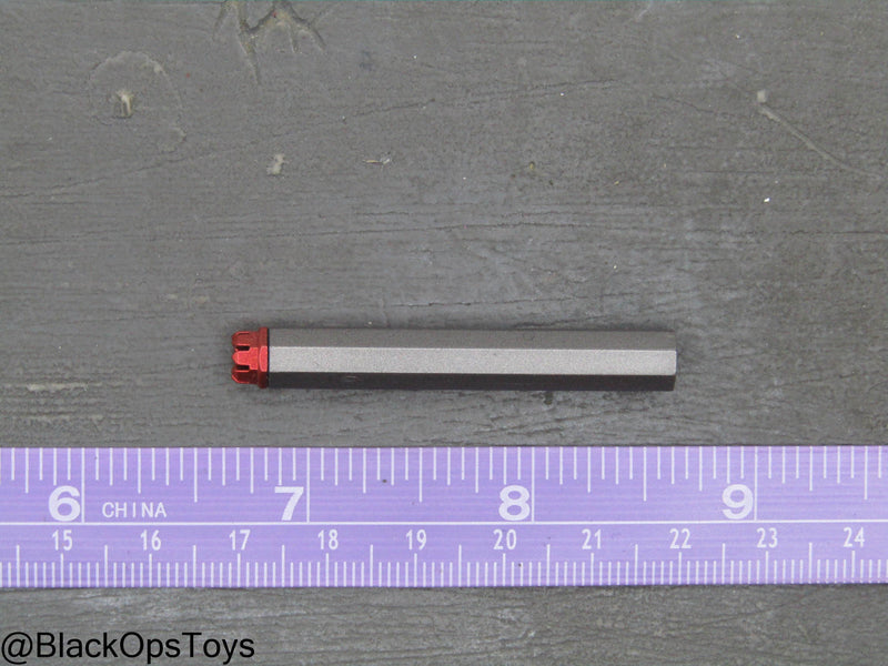 Load image into Gallery viewer, Red &amp; Grey MRAD Suppressor
