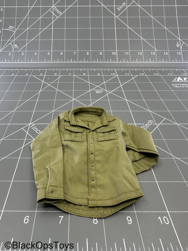 SMU - Coalition Forces - Khaki Long Sleeve Button Up Shirt