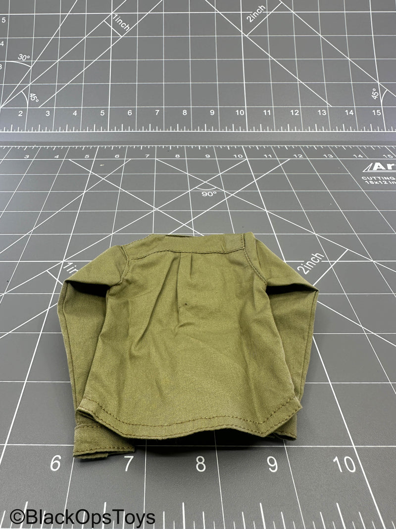 Load image into Gallery viewer, SMU - Coalition Forces - Khaki Long Sleeve Button Up Shirt
