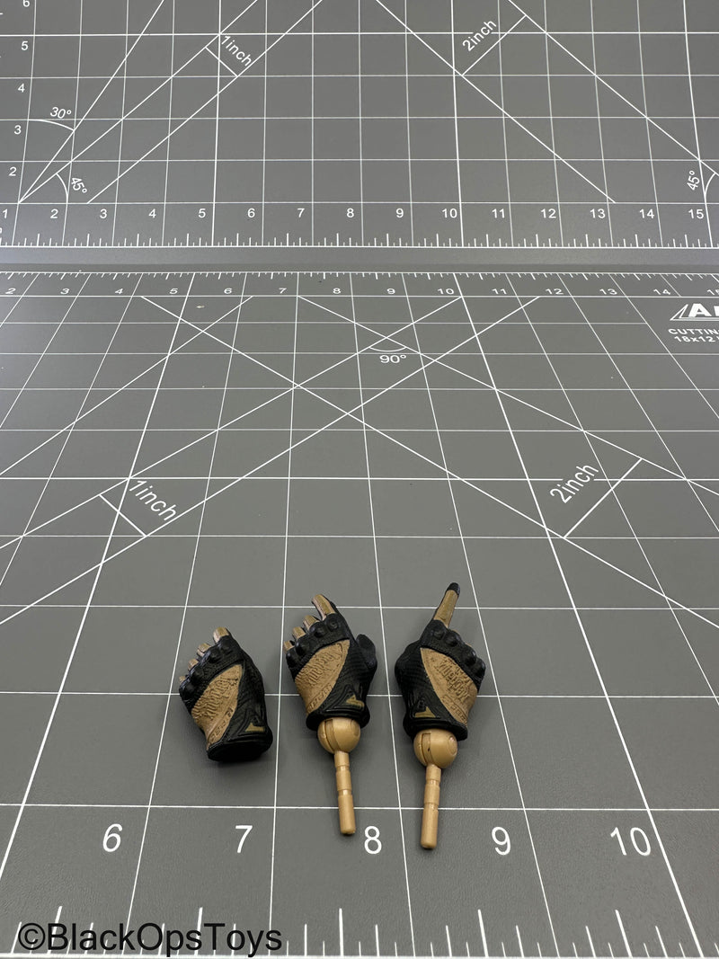Load image into Gallery viewer, SMU - Coalition Forces - Black &amp; Tan Gloved Hand Set (x3)
