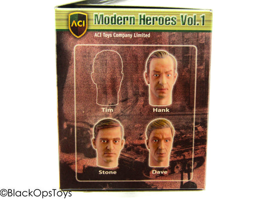 Modern Heroes - "Ben" Male Head Sculpt - MINT IN BOX