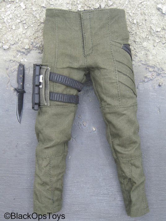 Infinity War - Winter Soldier - OD Green Pants w/Combat Knife