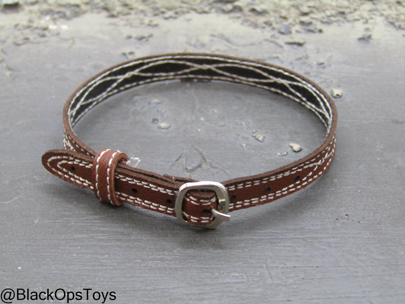 Load image into Gallery viewer, SMU - Coalition Forces - Brown Leather Like Belt
