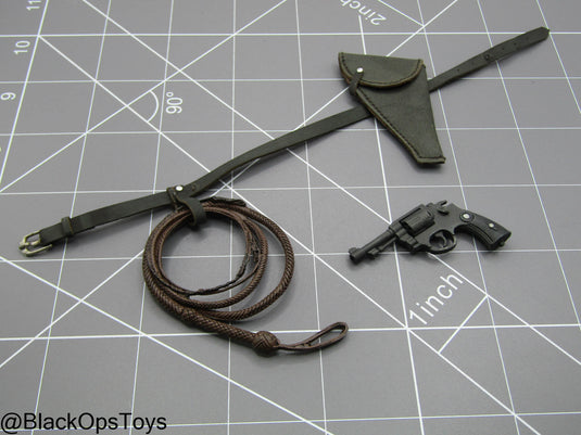Indiana Jones - Revolver w/Holster & Bull Whip