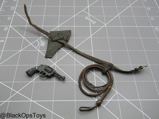 Indiana Jones - Revolver w/Holster & Bull Whip