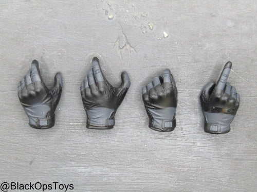 SMU - Coalition Forces - Black & Grey Gloved Hand Set (x4)