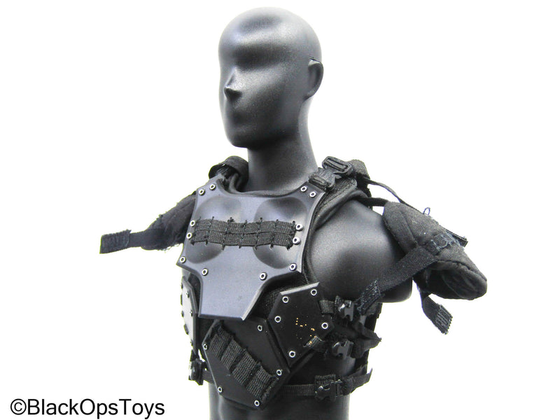 Load image into Gallery viewer, Black Tactical Body Armor (DAM Toys)
