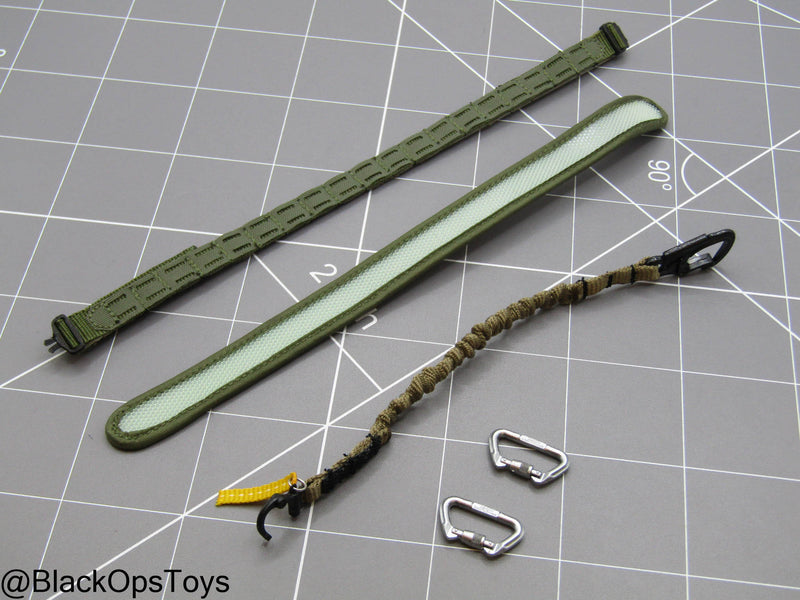 Load image into Gallery viewer, IDF Navy SFU - OD Green MOLLE Riggers Belt w/Retention Lanyard
