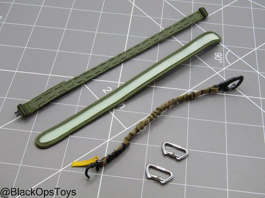 IDF Navy SFU - OD Green MOLLE Riggers Belt w/Retention Lanyard