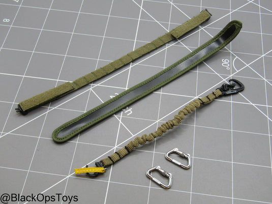IDF Navy SFU - OD Green MOLLE Riggers Belt w/Retention Lanyard