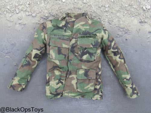 Vietnam Era Woodland Camo Combat Jacket