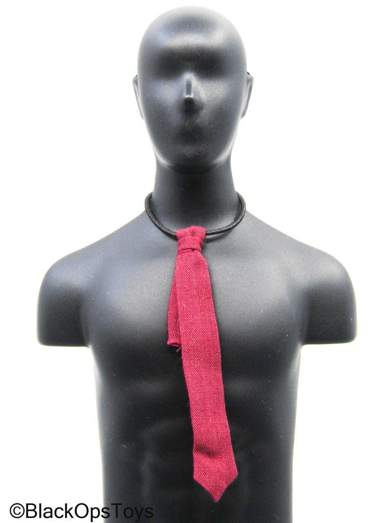 Load image into Gallery viewer, Red Tie w/Elastic Band
