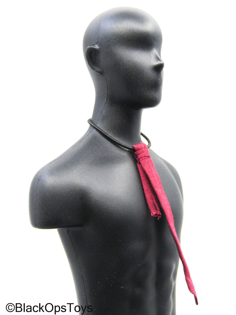 Load image into Gallery viewer, Red Tie w/Elastic Band

