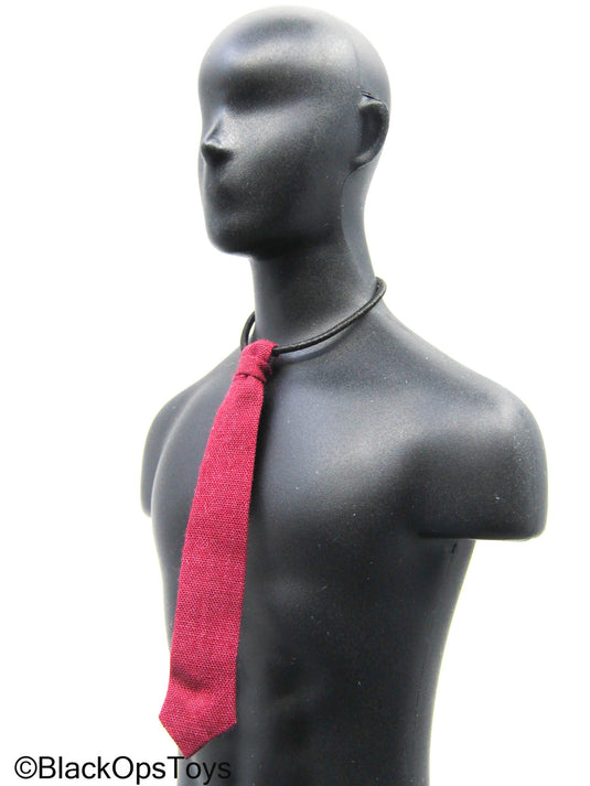 Red Tie w/Elastic Band