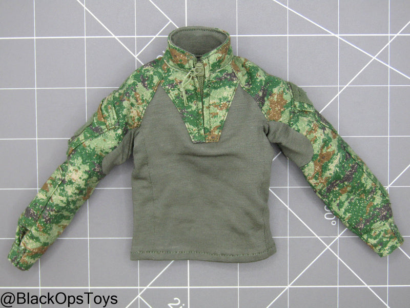 Load image into Gallery viewer, PLA AF Airborne Commandos - Starry Sky Woodland Camo Frog Top Shirt
