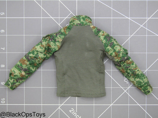 PLA AF Airborne Commandos - Starry Sky Woodland Camo Frog Top Shirt