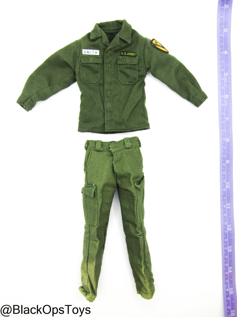 Load image into Gallery viewer, Vietnam Era OD Green Uniform Set w/Weathered Pants
