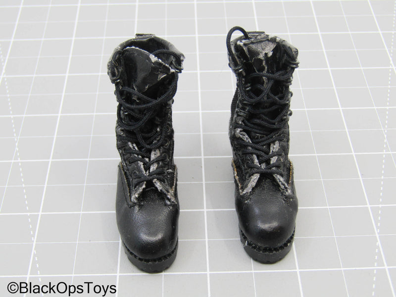 Load image into Gallery viewer, Black Tactical Combat Boots (ACE) (Foot Type) (READ DESC)
