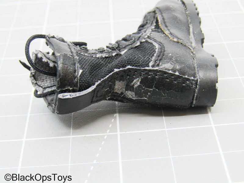 Load image into Gallery viewer, Black Tactical Combat Boots (ACE) (Foot Type) (READ DESC)
